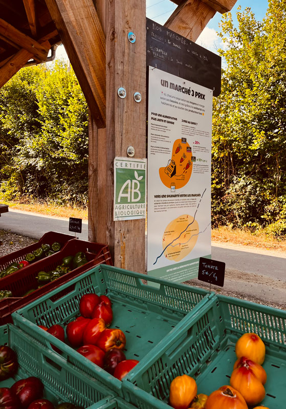 Photographie_marche_triple_tarification_panneau photographie d'un dispositif léger pour communiquer sur les marchés à triple tarification